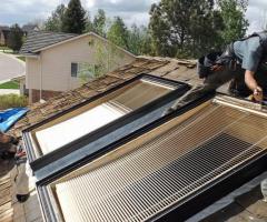 929-410-8588职业做屋顶 翻新平顶 尖顶瓦片 修换水槽 补漏 外墙包铝 包赛丁