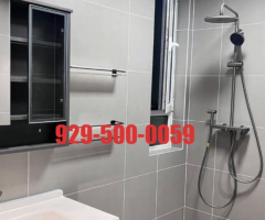 纽约蓝天家装维修团队-纽约卫生间卫浴家装全屋装修简约风翻新改造案例929-500-0059