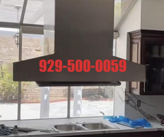 纽约蓝天冷暖安装维修团队-长岛公寓住家餐馆直吸抽油烟机安装维修929-500-0059