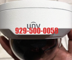 纽约蓝天监控报警安装团队- UNV DAHUA 云台可旋转摄像头监控安装929-500-0059